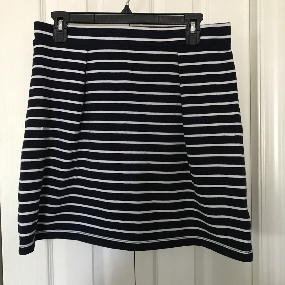 Cotton Striped Skirt